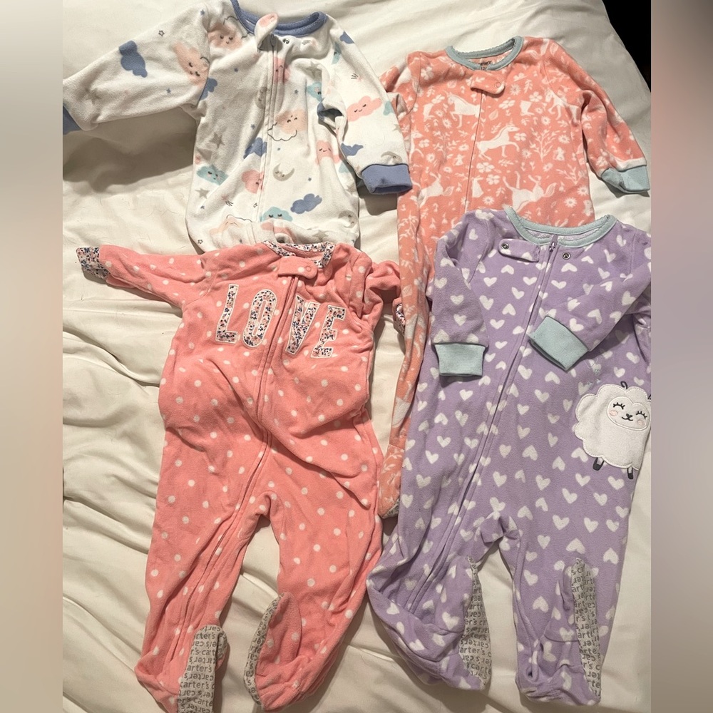 Fleece Footie Pajamas Bundle by Carters